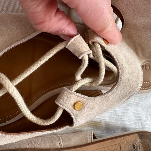 CHLOE SUEDE GLADIATOR SANDALS - Picture 9 of 12